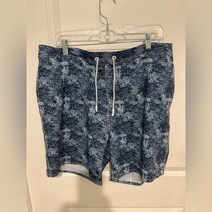 johnnie-O Blue Board Shorts. Size XL